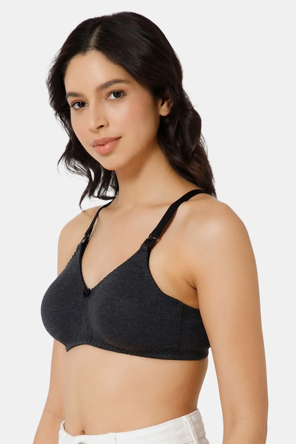 Naidu Hall Nursing Bra - EVI | Moulded Design, Transparent Buckle & Broad Straps for Ultimate Comfort