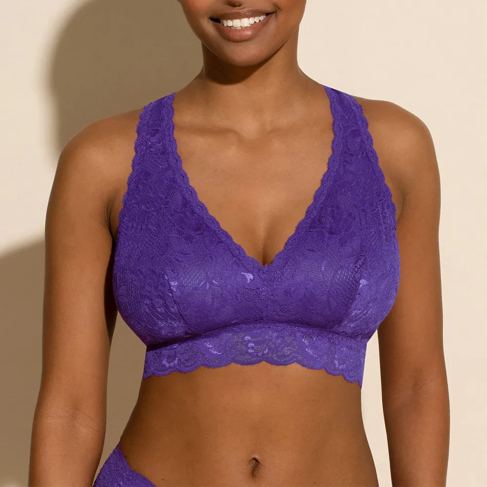 Never Say Never Curvy Racie Racerback Bralette Fashion Colors