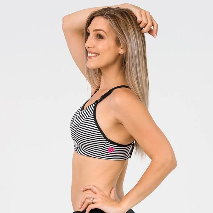 Nursing Sports Bra - Ultimate Stripe