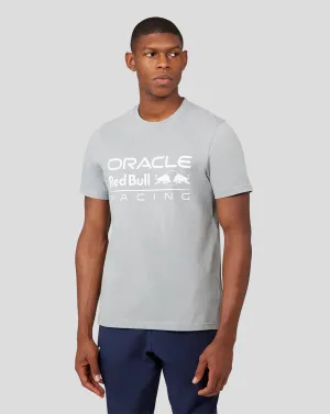 ORACLE RED BULL RACING UNISEX LARGE FRONT LOGO T-SHIRT - GREY