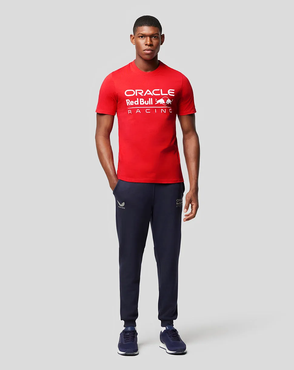 ORACLE RED BULL RACING UNISEX LARGE FRONT LOGO TEE - FLAME SCARLET
