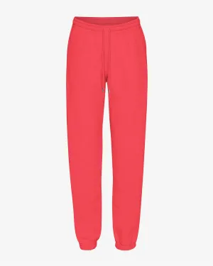Organic Sweatpants - Red Tangerine