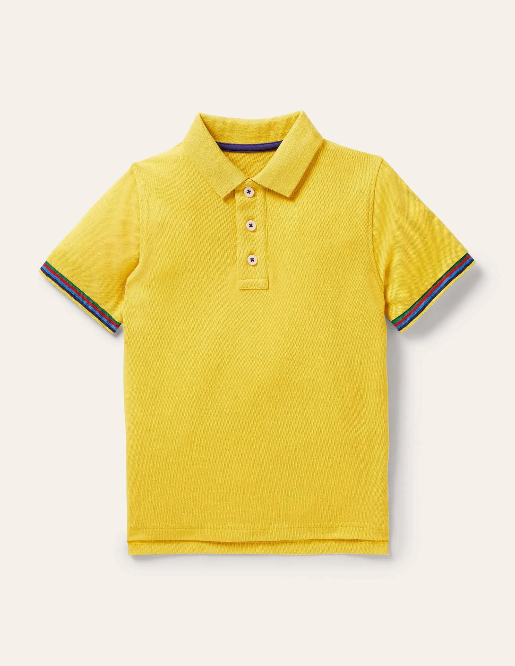 Piqué Polo Shirt-Daffodil Yellow