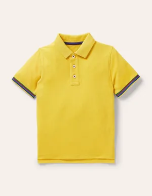Piqué Polo Shirt-Daffodil Yellow