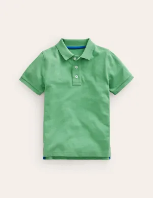 Piqué Polo Shirt-Spruce Green