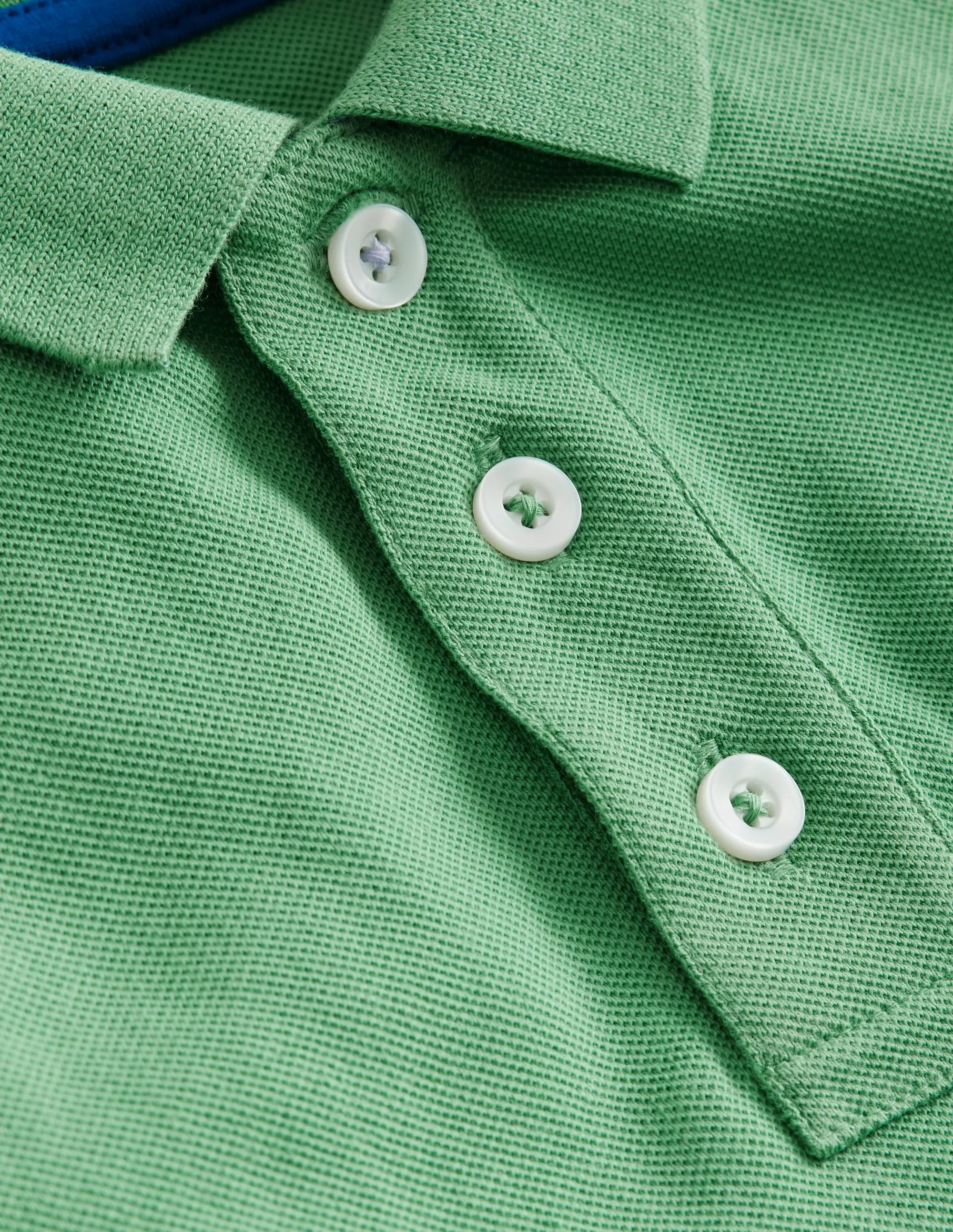 Piqué Polo Shirt-Spruce Green