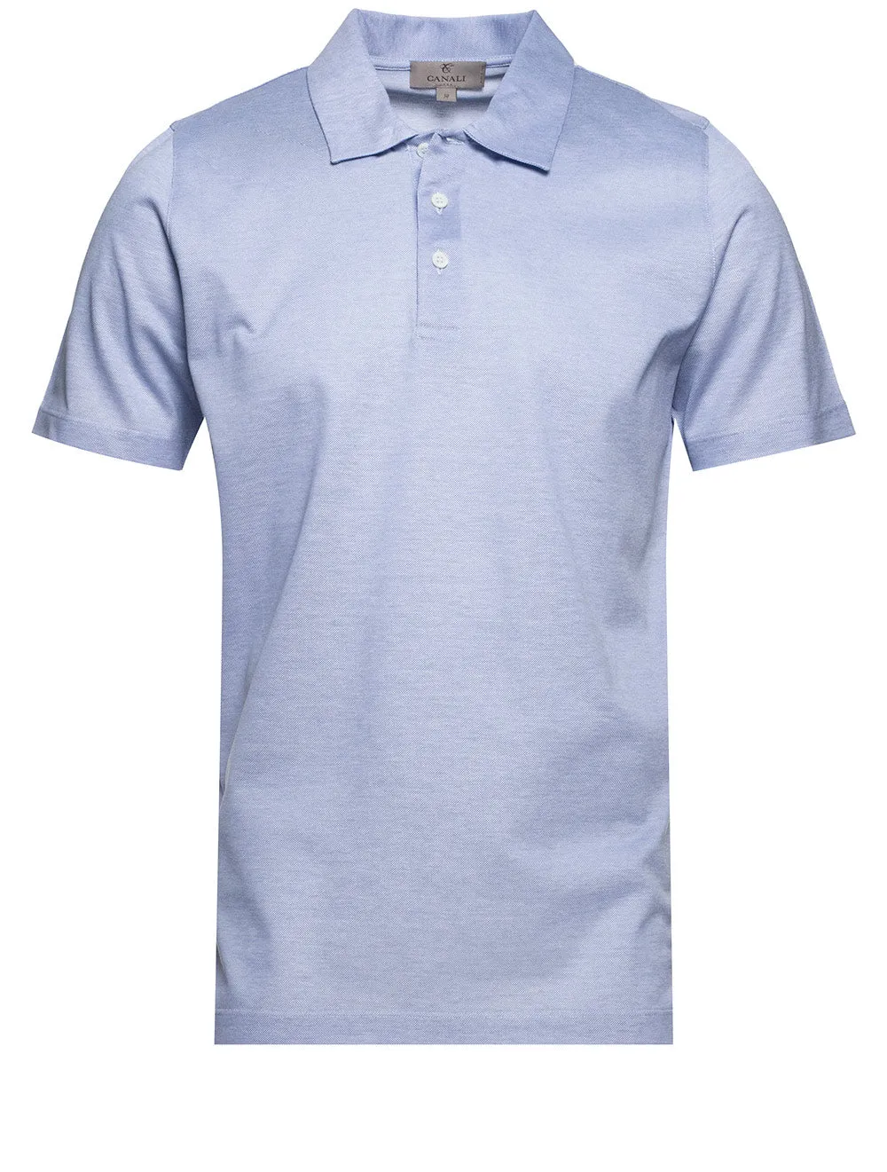 Pique Polo Shirt Light Blue