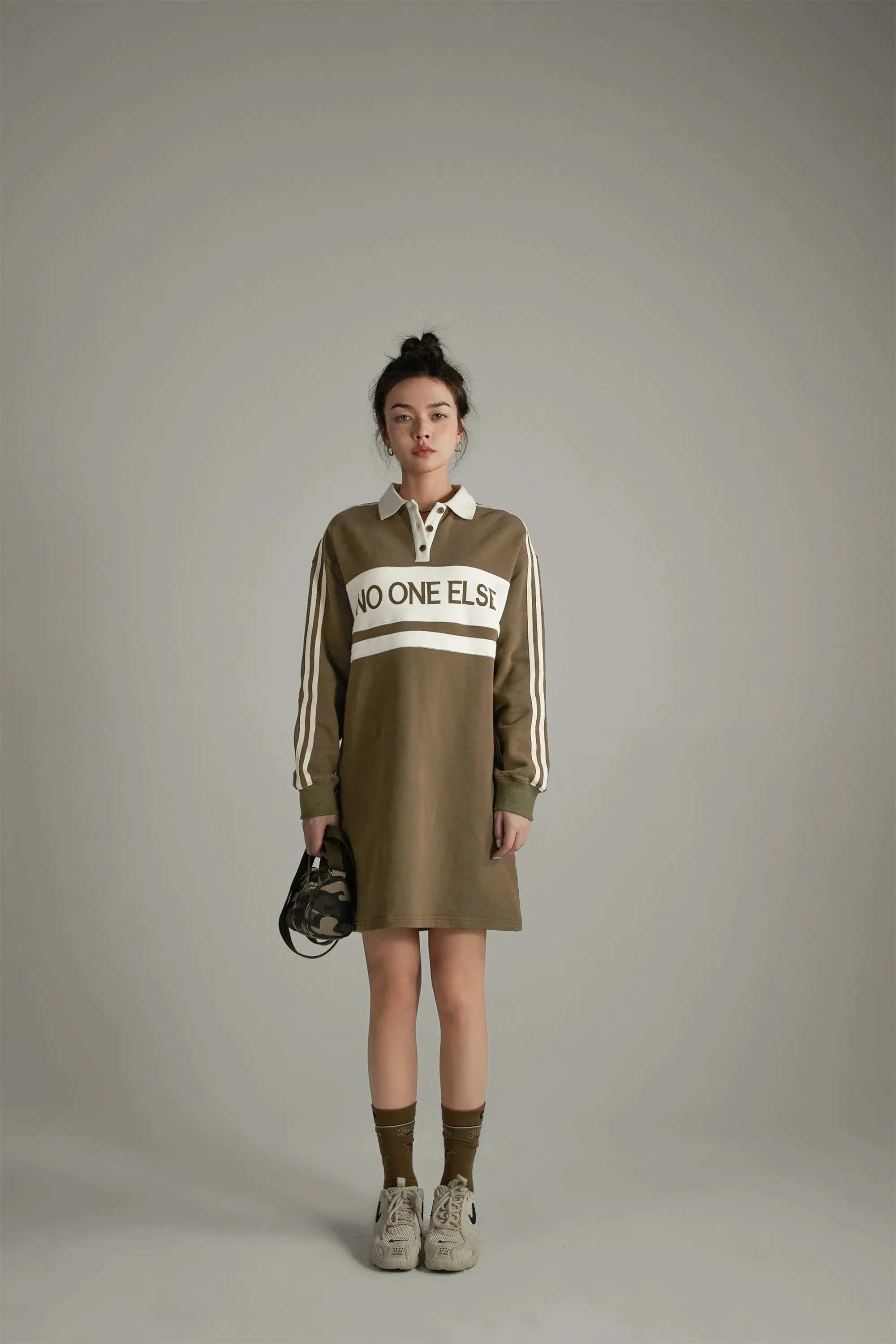 Polo Neck Sporty Dress