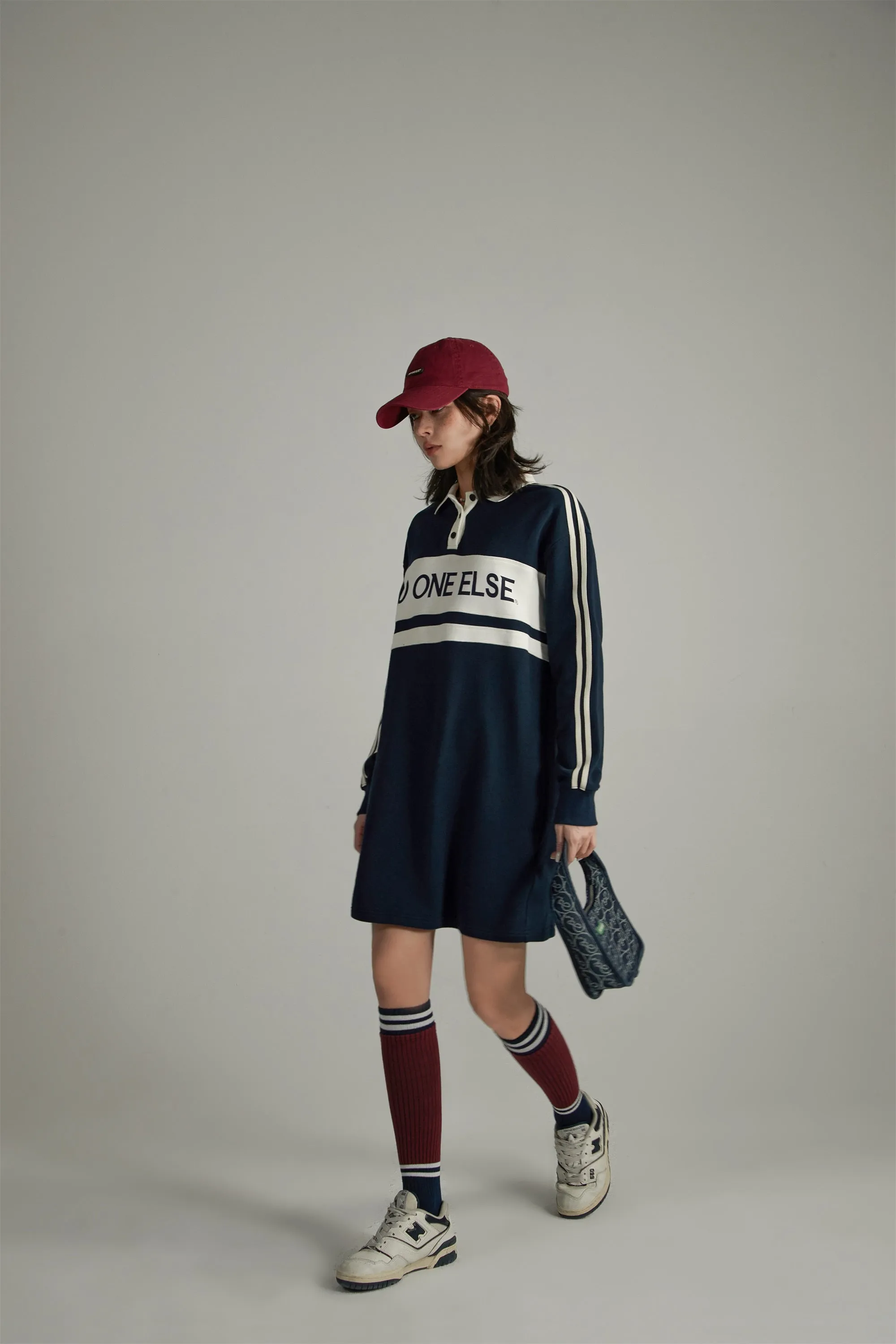 Polo Neck Sporty Dress