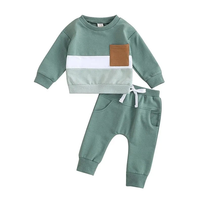 "River" 2-PC Sporty Warmup Set