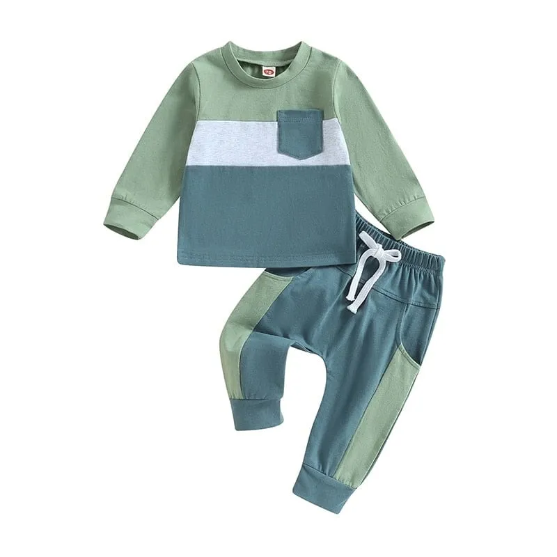 "River" 2-PC Sporty Warmup Set