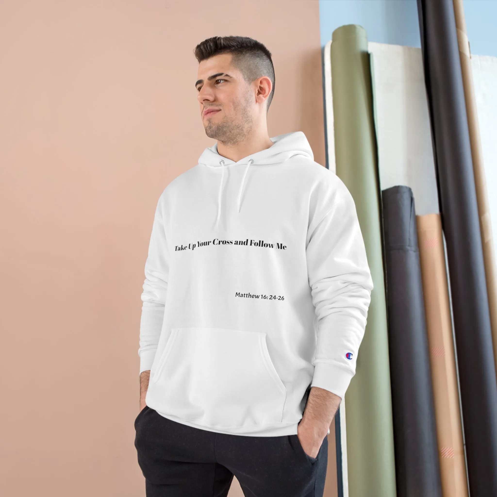 "Take Up Your Cross and Follow Me"-Hoodie