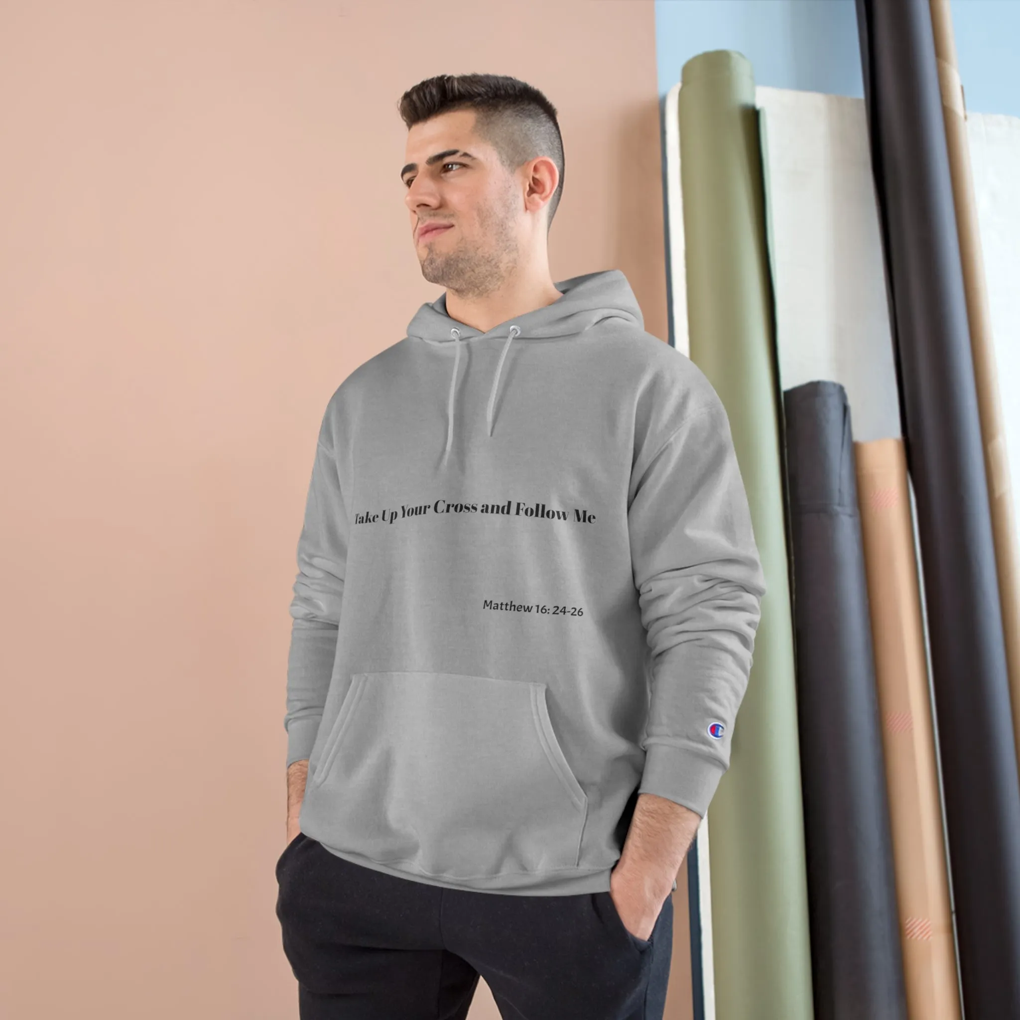"Take Up Your Cross and Follow Me"-Hoodie