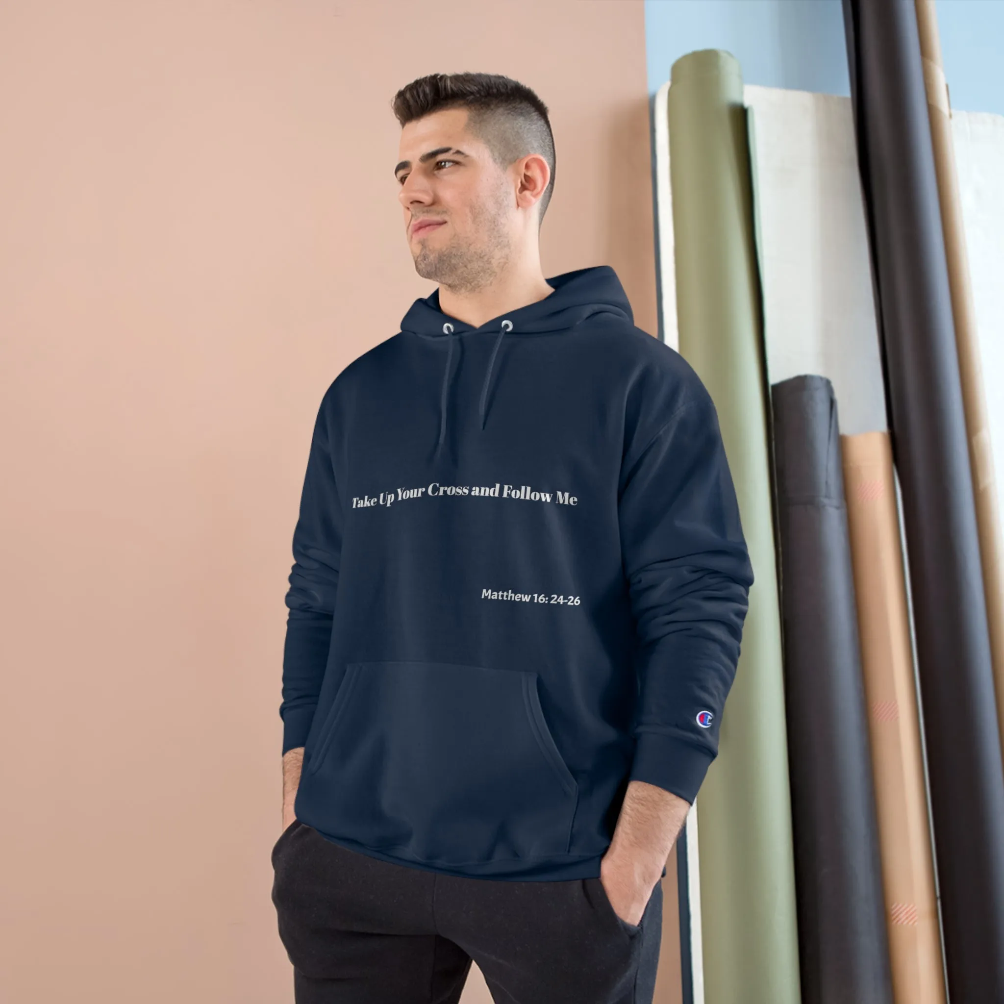 "Take Up Your Cross and Follow Me"-Hoodie