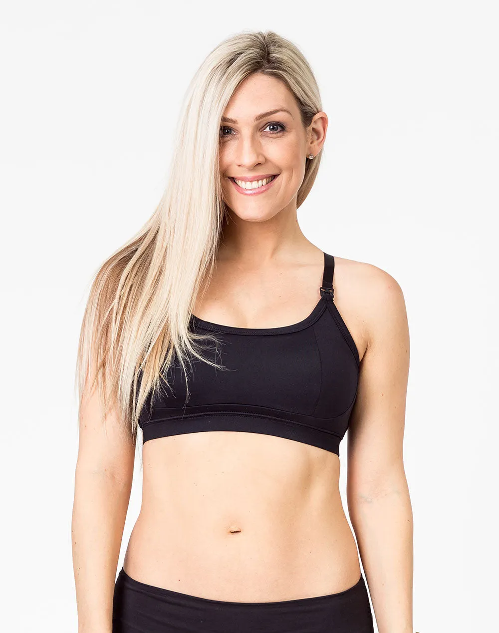 Relove ** Racerback Nursing Bra - Everyday Bra Black