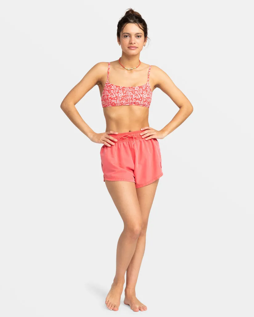 Roxy No Bad Waves Boardshorts-Hibiscus