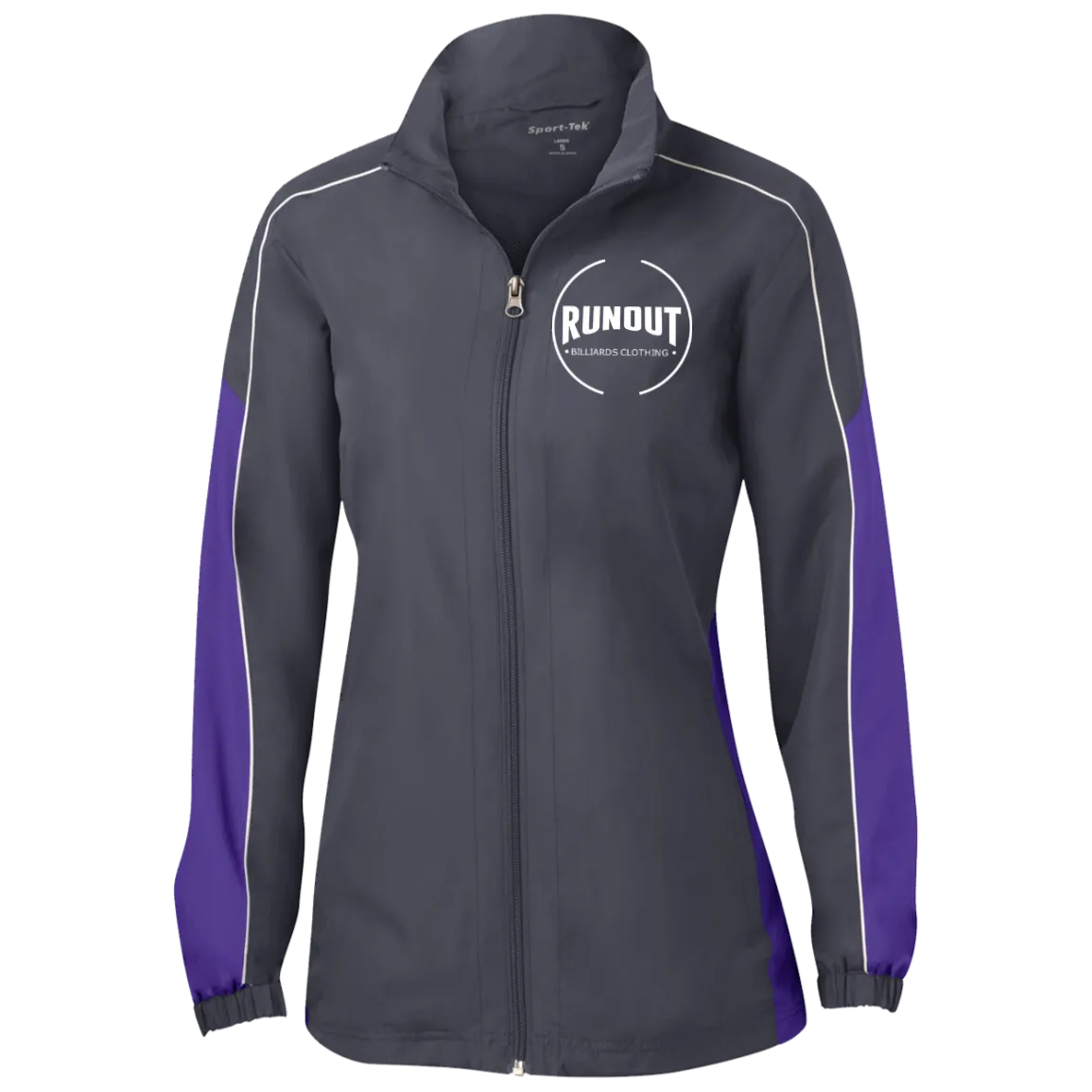 Runout Billiards Clothing - Ladies' Piped Colorblock Windbreaker
