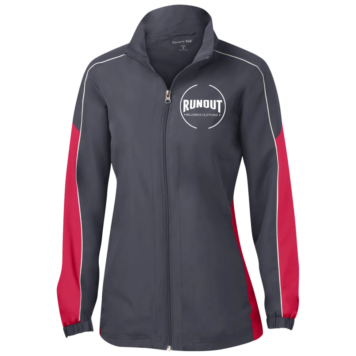 Runout Billiards Clothing - Ladies' Piped Colorblock Windbreaker