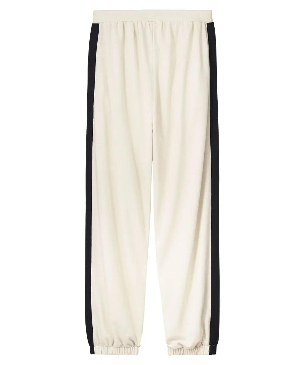 Side-line Sweat Long Sleeve Top-and-Bottom Set