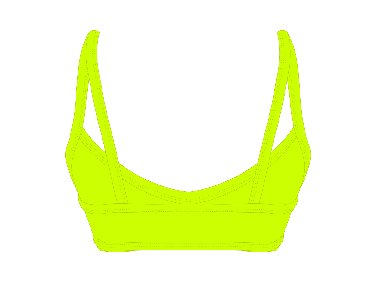 Sour Yellow Sporty Top