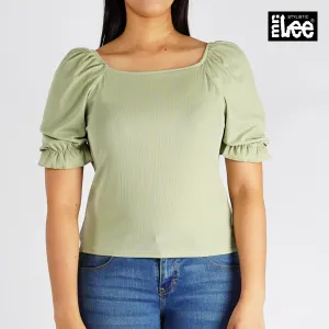 Stylistic Mr. Lee Ladies Basic Tees for Women Trendy Fashion High Quality Apparel Comfortable Casual Top for Women Slim Fit 139037 (Green)