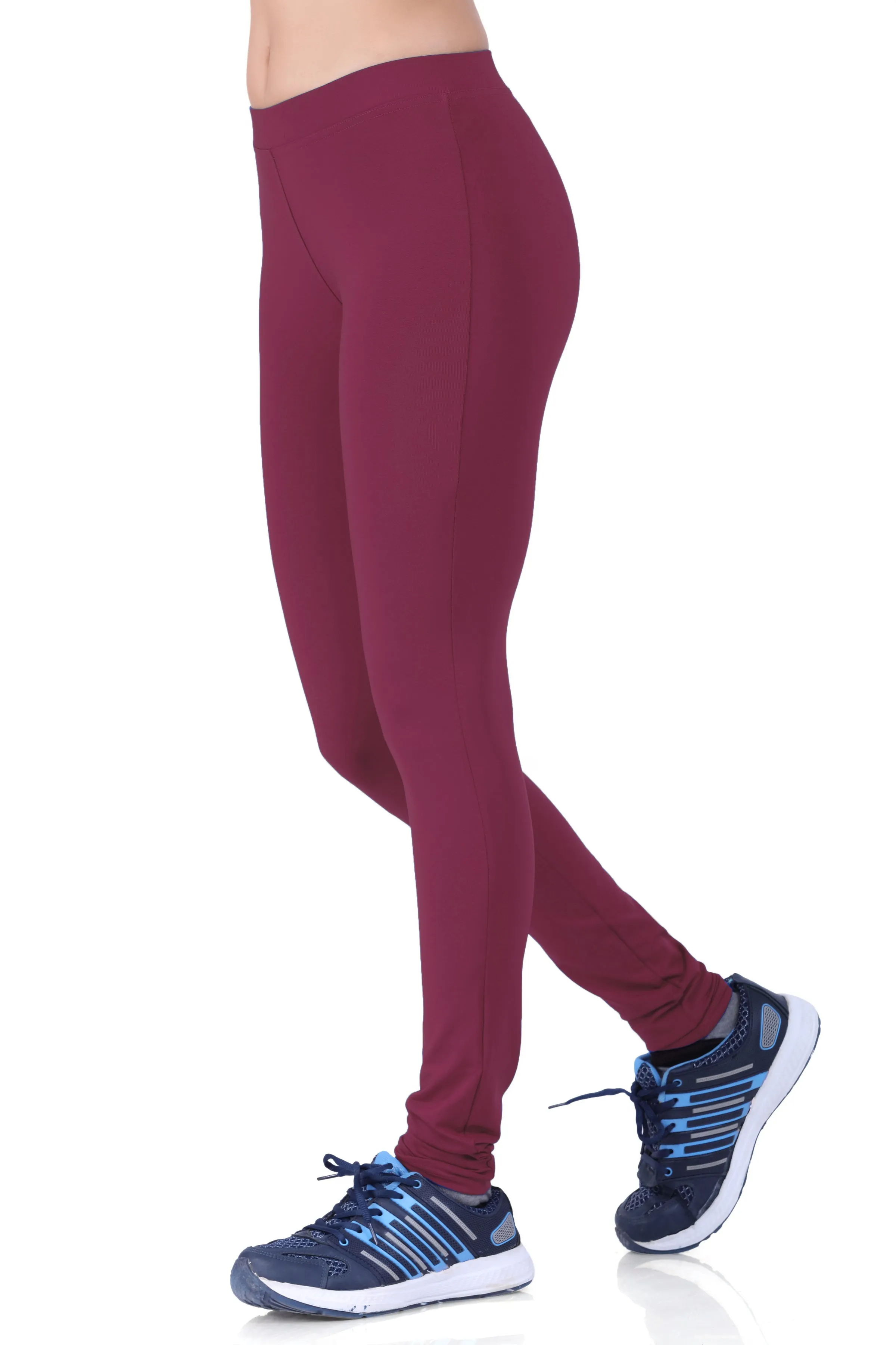 WOMEN'S BASIC ESSENTIAL ACTIVE WEAR LEGGINGS | TIGHTS