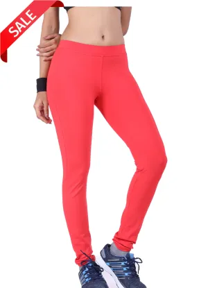 WOMEN'S BASIC ESSENTIAL ACTIVE WEAR LEGGINGS | TIGHTS