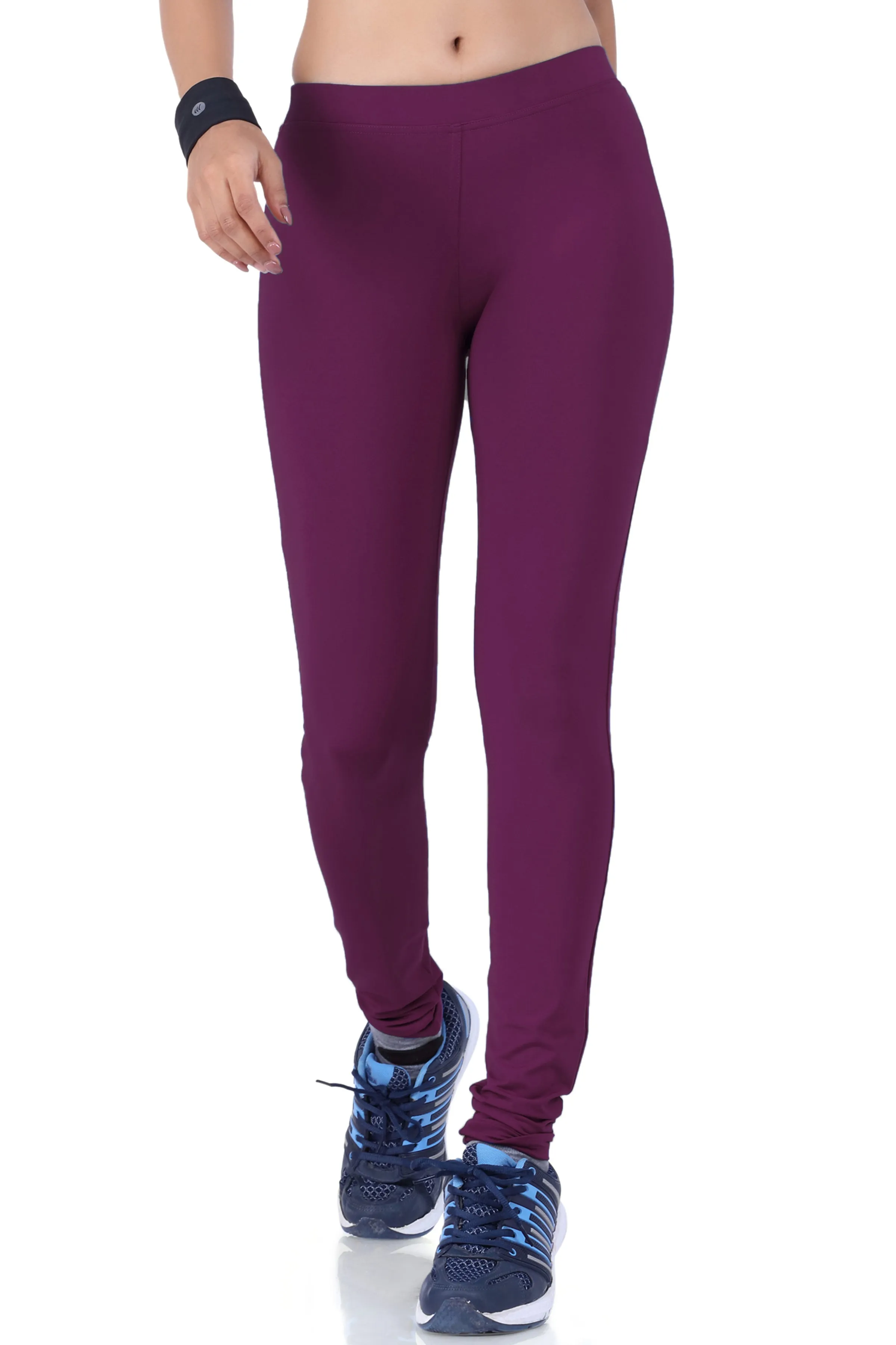 WOMEN'S BASIC ESSENTIAL ACTIVE WEAR LEGGINGS | TIGHTS