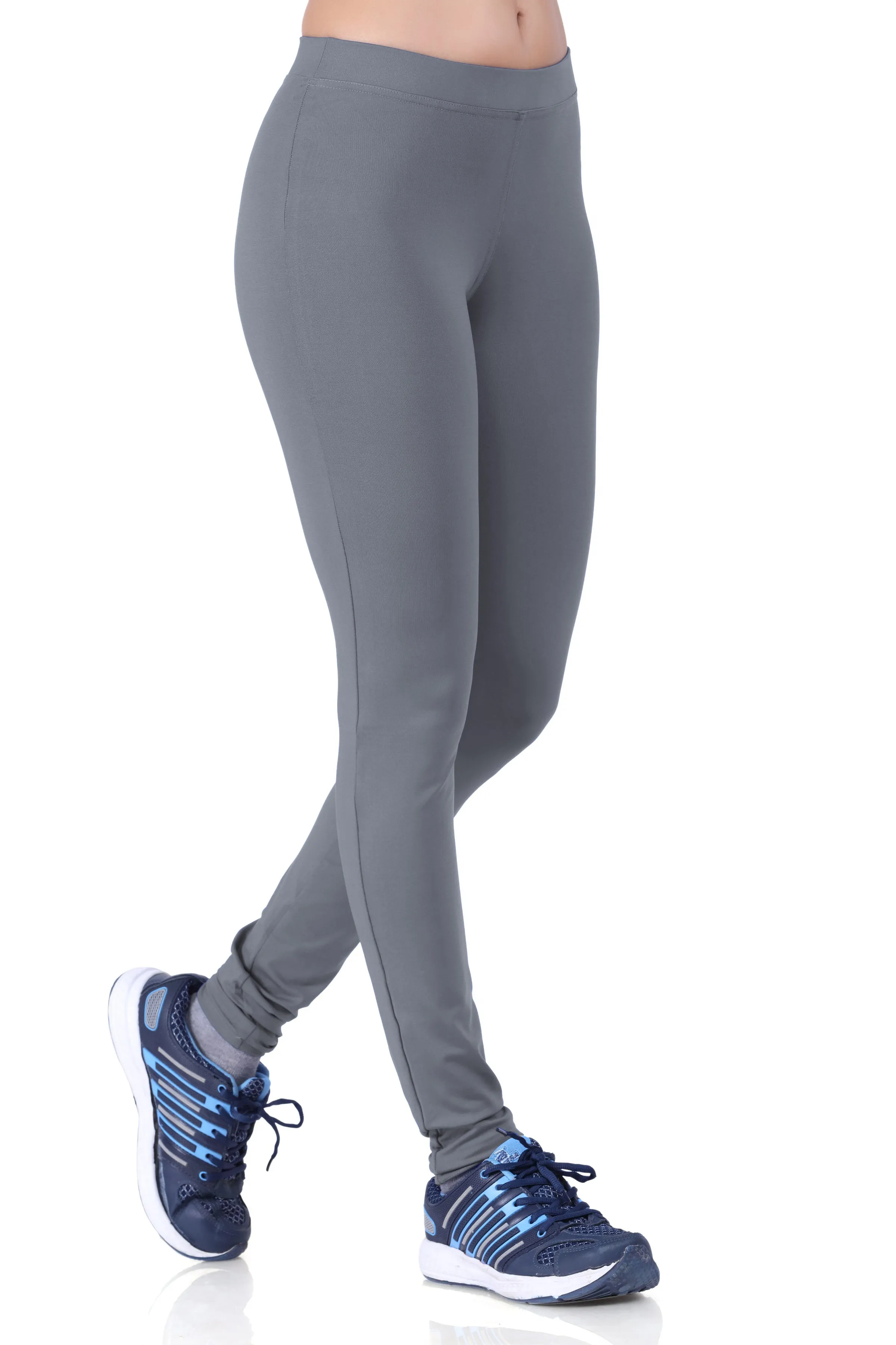 WOMEN'S BASIC ESSENTIAL ACTIVE WEAR LEGGINGS | TIGHTS