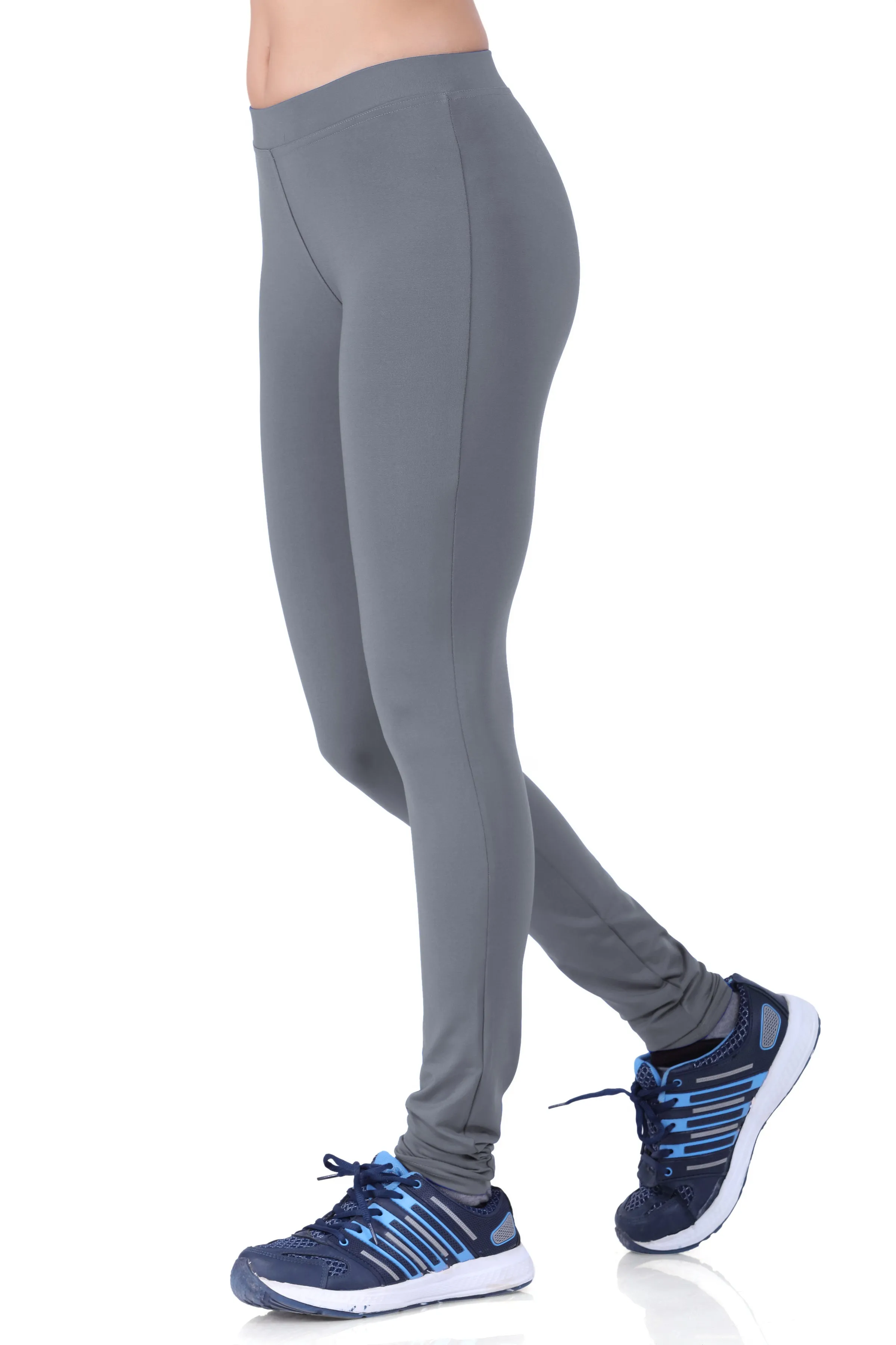 WOMEN'S BASIC ESSENTIAL ACTIVE WEAR LEGGINGS | TIGHTS