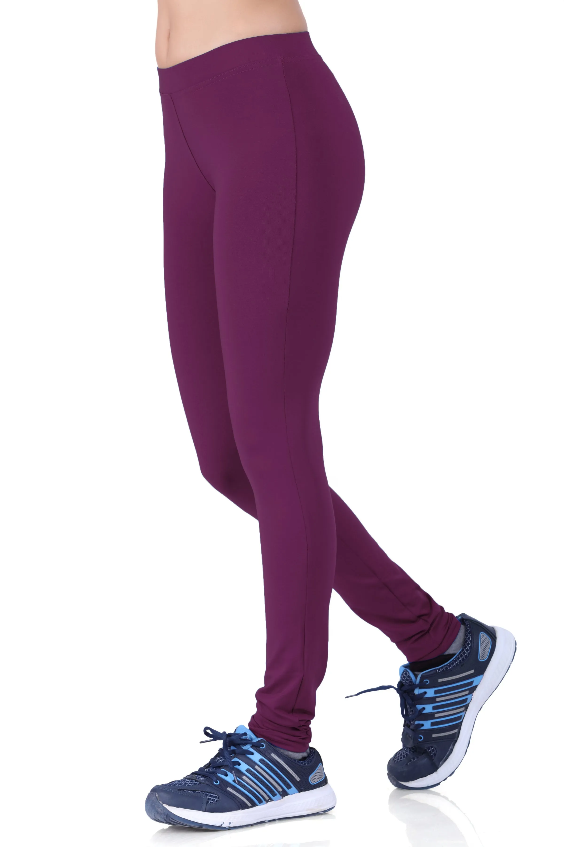 WOMEN'S BASIC ESSENTIAL ACTIVE WEAR LEGGINGS | TIGHTS