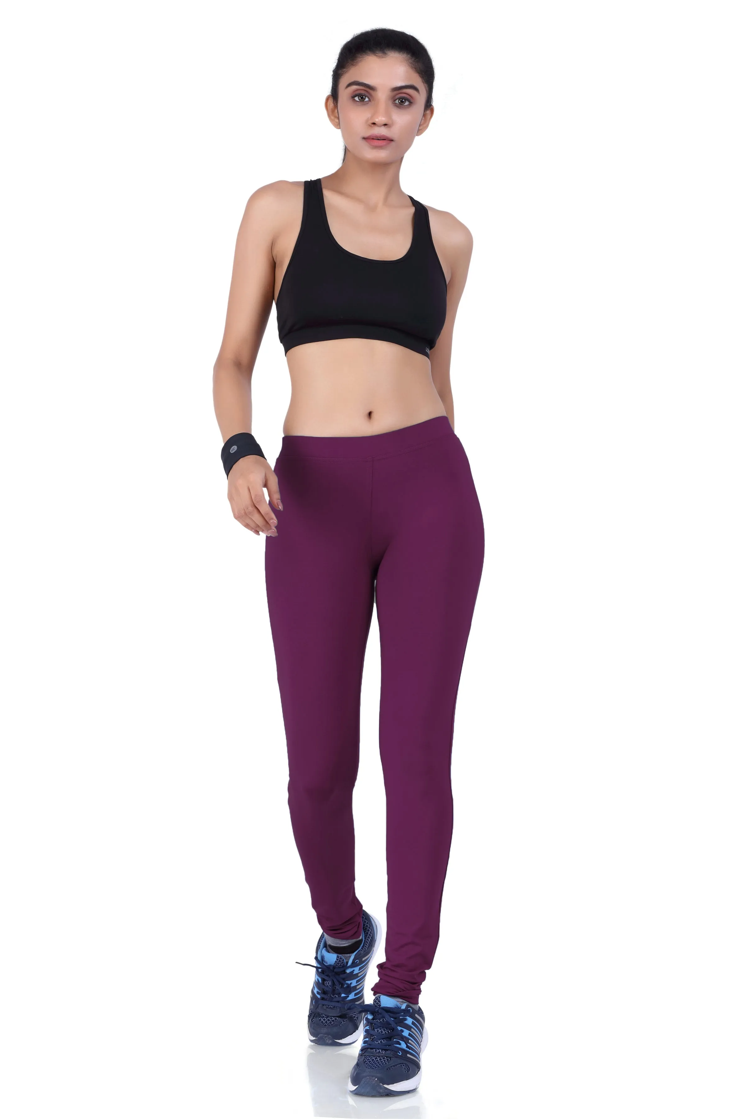 WOMEN'S BASIC ESSENTIAL ACTIVE WEAR LEGGINGS | TIGHTS
