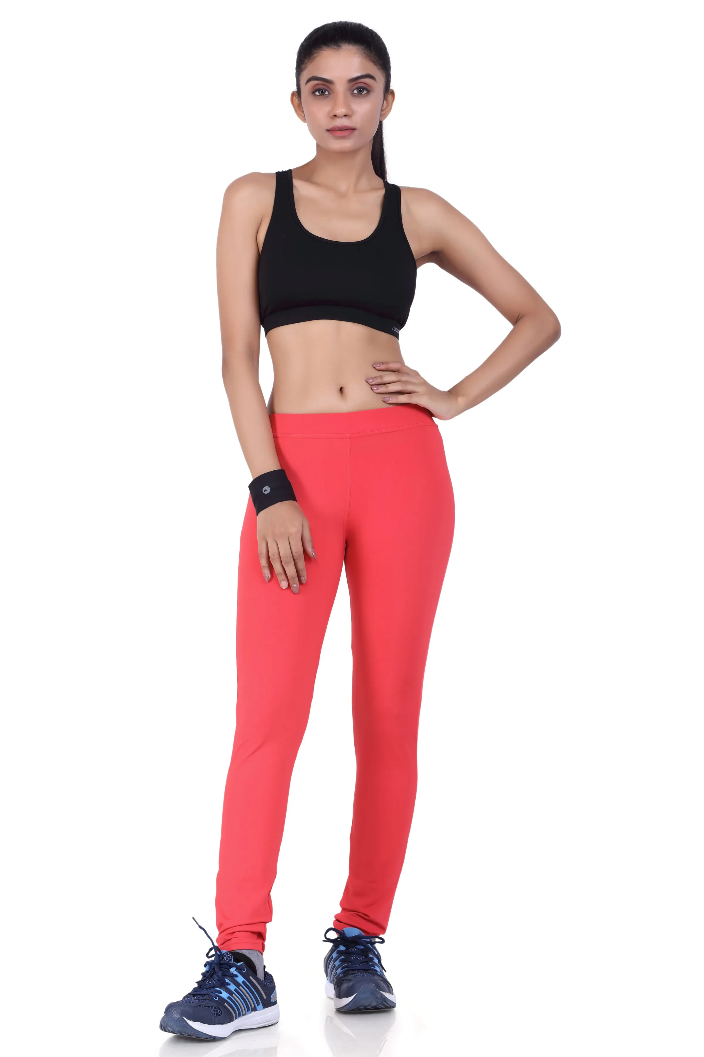 WOMEN'S BASIC ESSENTIAL ACTIVE WEAR LEGGINGS | TIGHTS