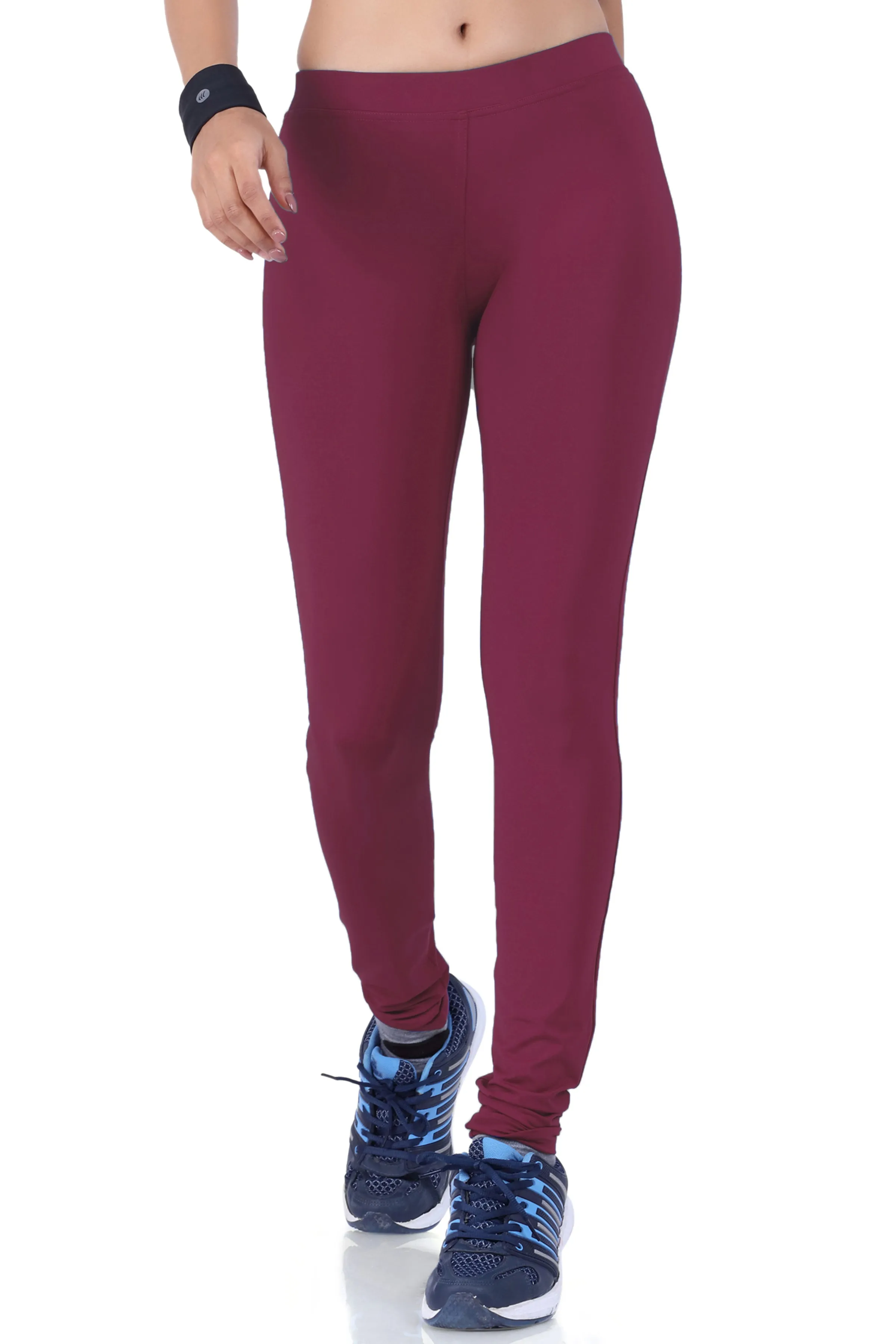WOMEN'S BASIC ESSENTIAL ACTIVE WEAR LEGGINGS | TIGHTS