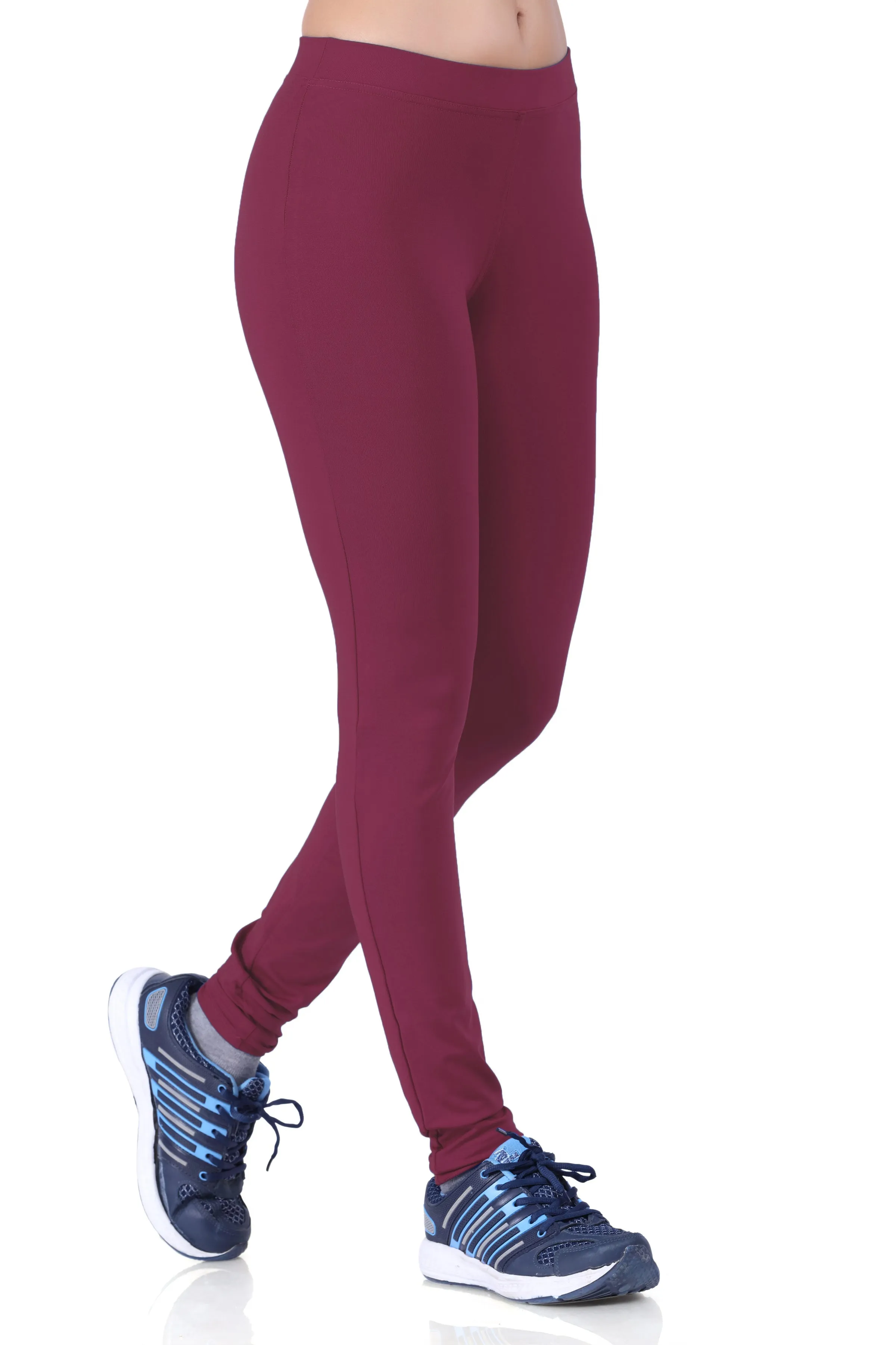 WOMEN'S BASIC ESSENTIAL ACTIVE WEAR LEGGINGS | TIGHTS