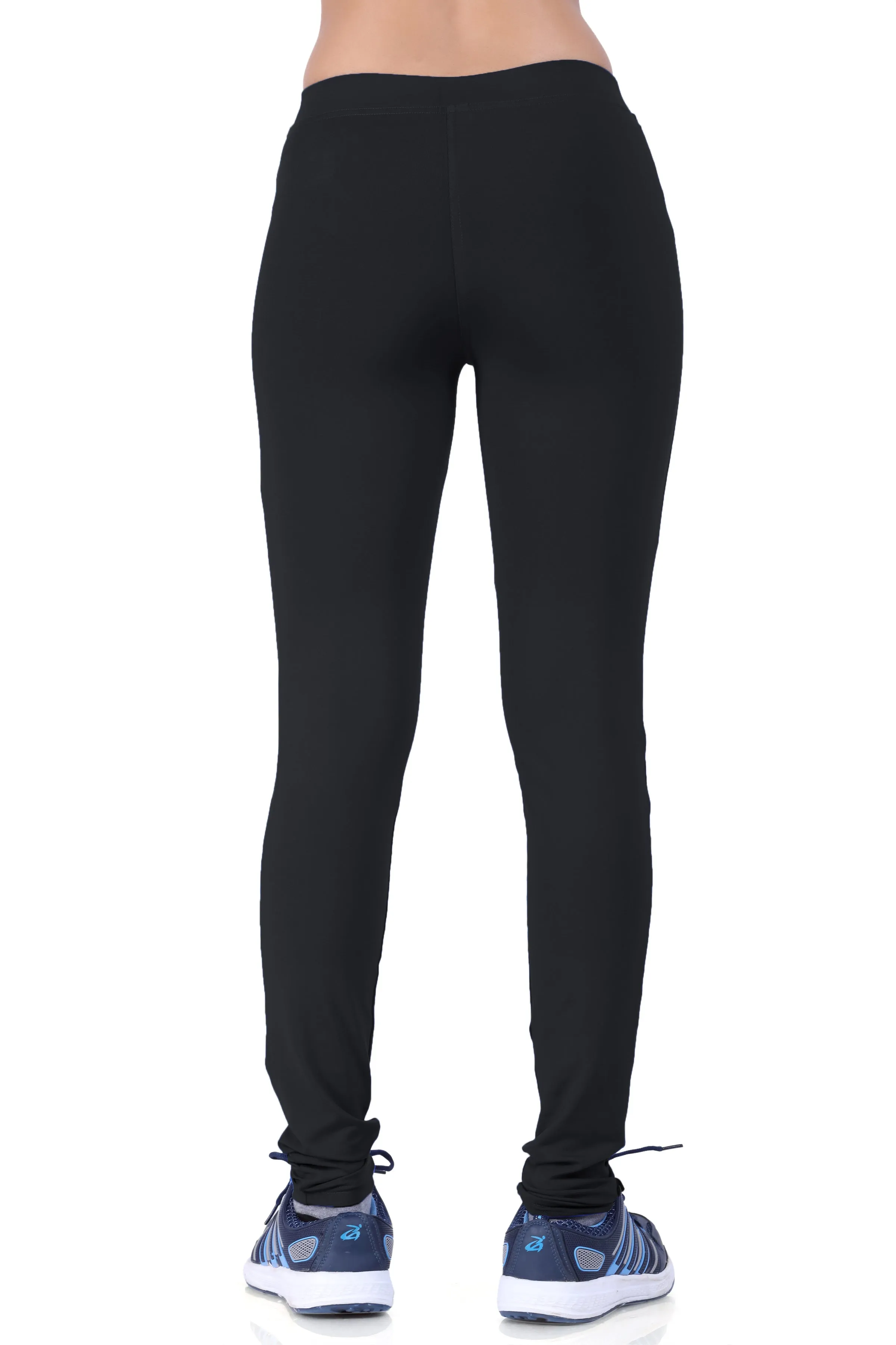 WOMEN'S BASIC ESSENTIAL ACTIVE WEAR LEGGINGS | TIGHTS