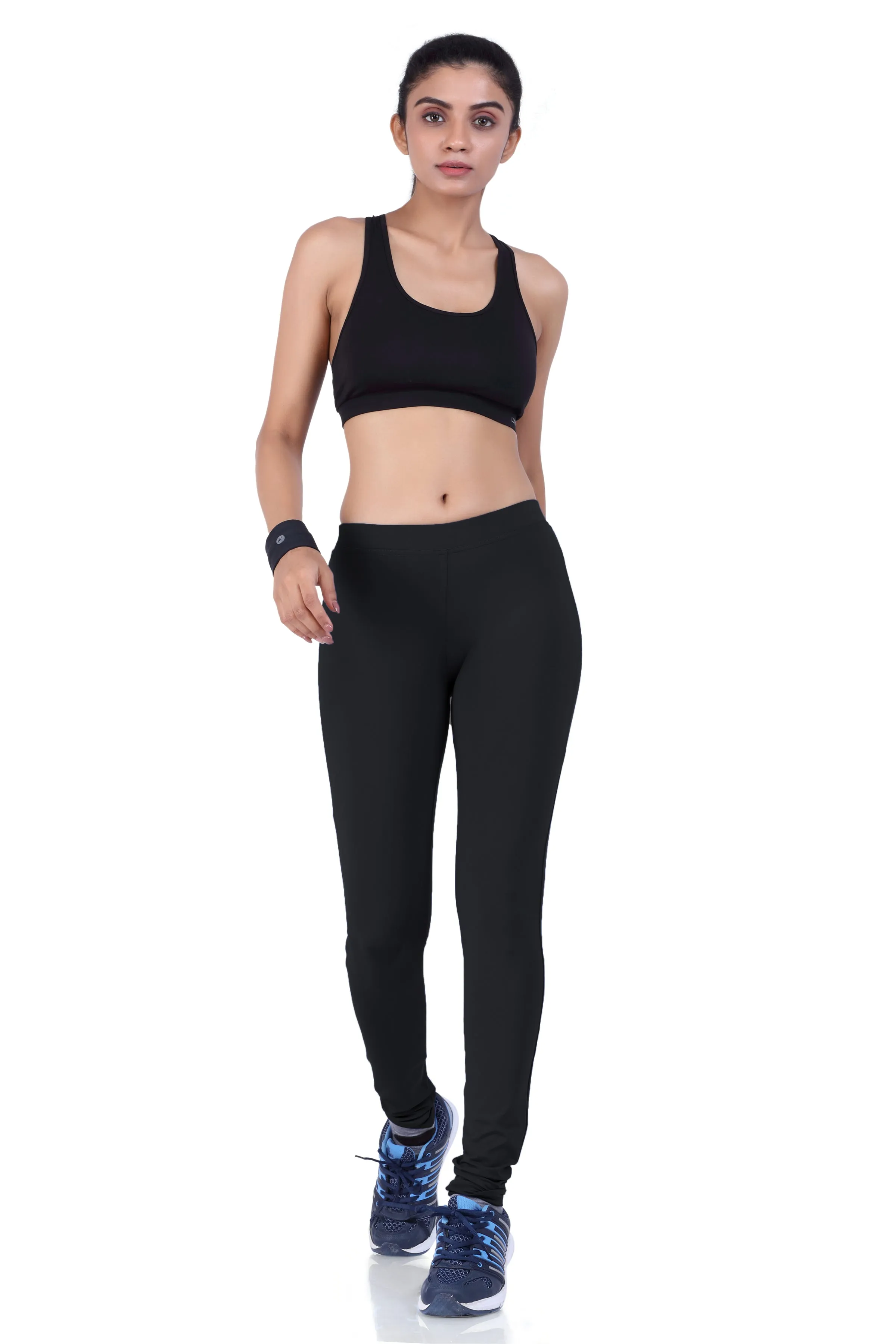 WOMEN'S BASIC ESSENTIAL ACTIVE WEAR LEGGINGS | TIGHTS