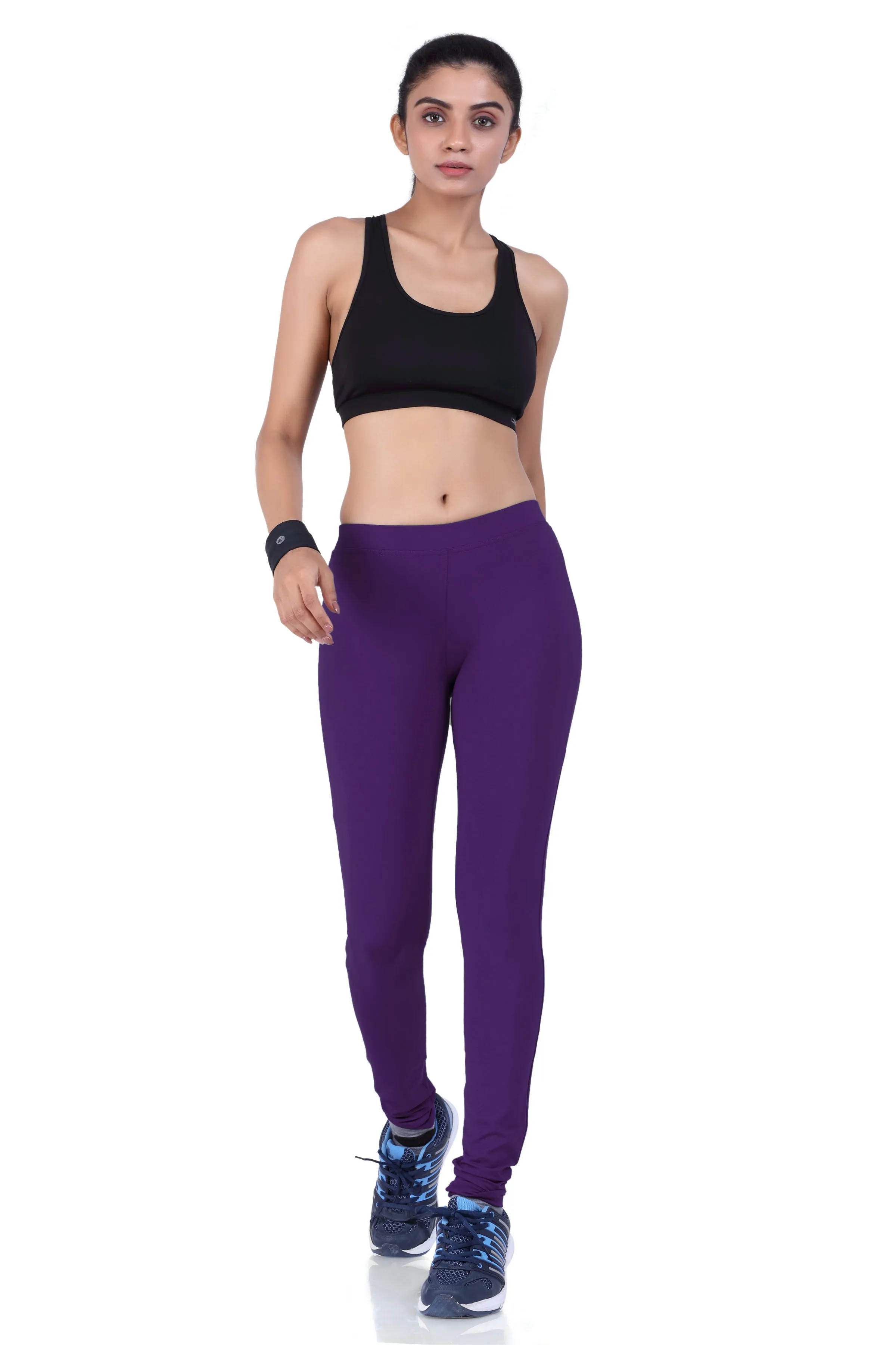 WOMEN'S BASIC ESSENTIAL ACTIVE WEAR LEGGINGS | TIGHTS