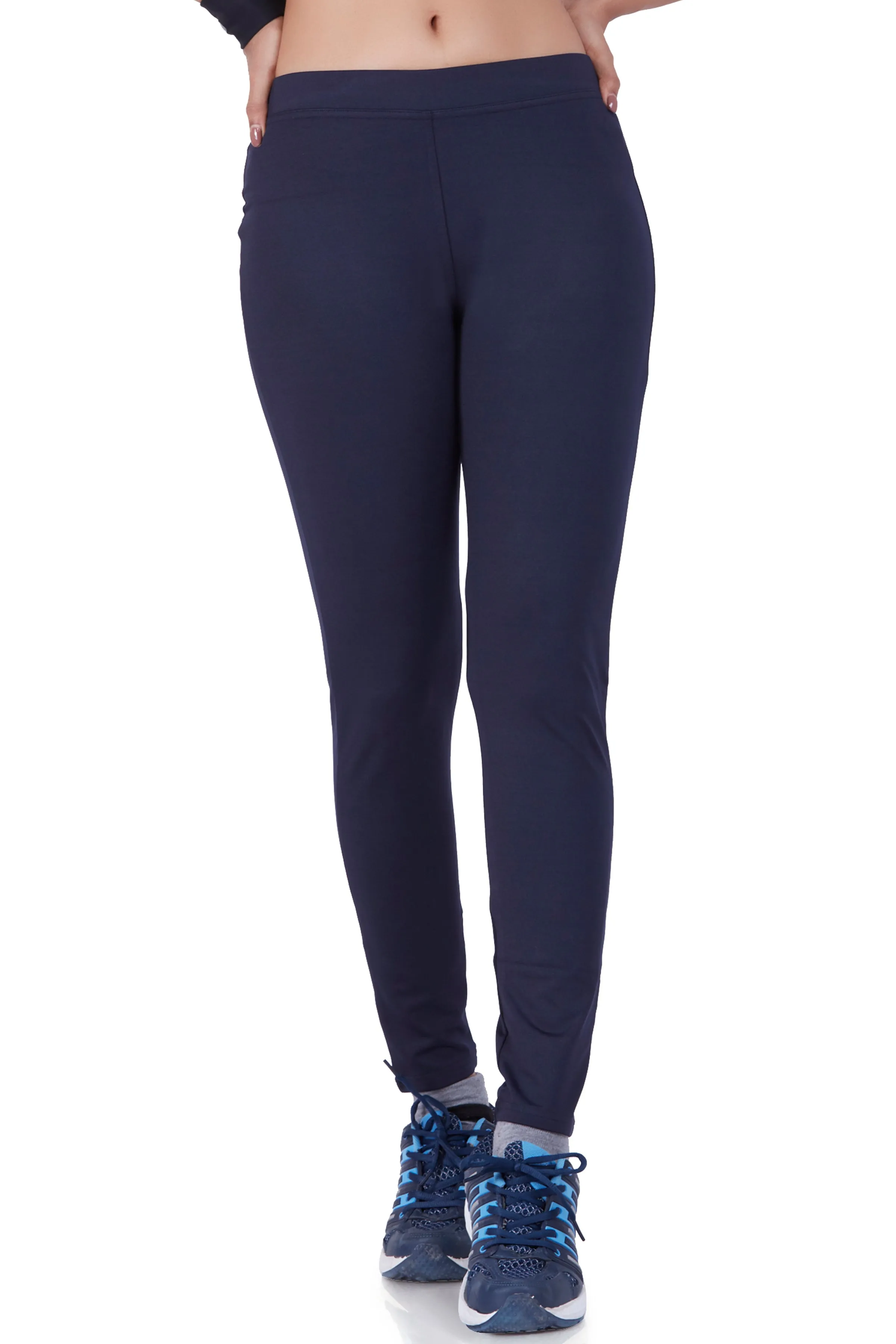 WOMEN'S BASIC ESSENTIAL ACTIVE WEAR LEGGINGS | TIGHTS