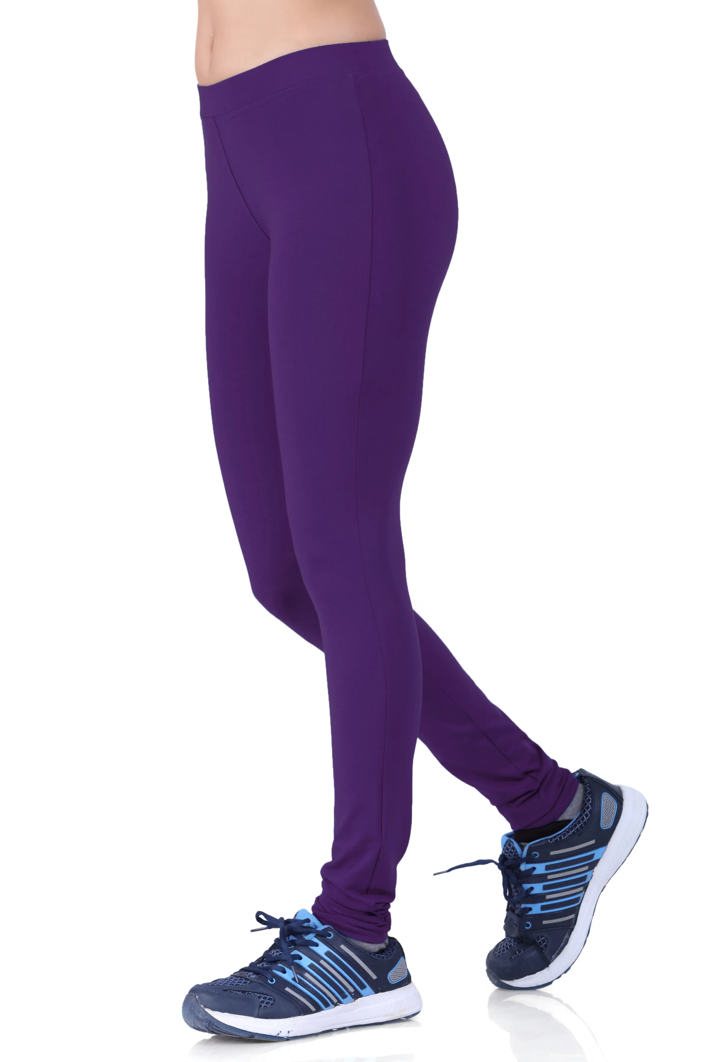 WOMEN'S BASIC ESSENTIAL ACTIVE WEAR LEGGINGS | TIGHTS