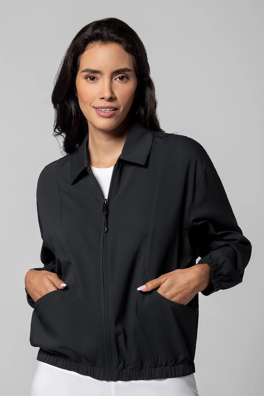 Women's Destin Travel Windbreaker | Black