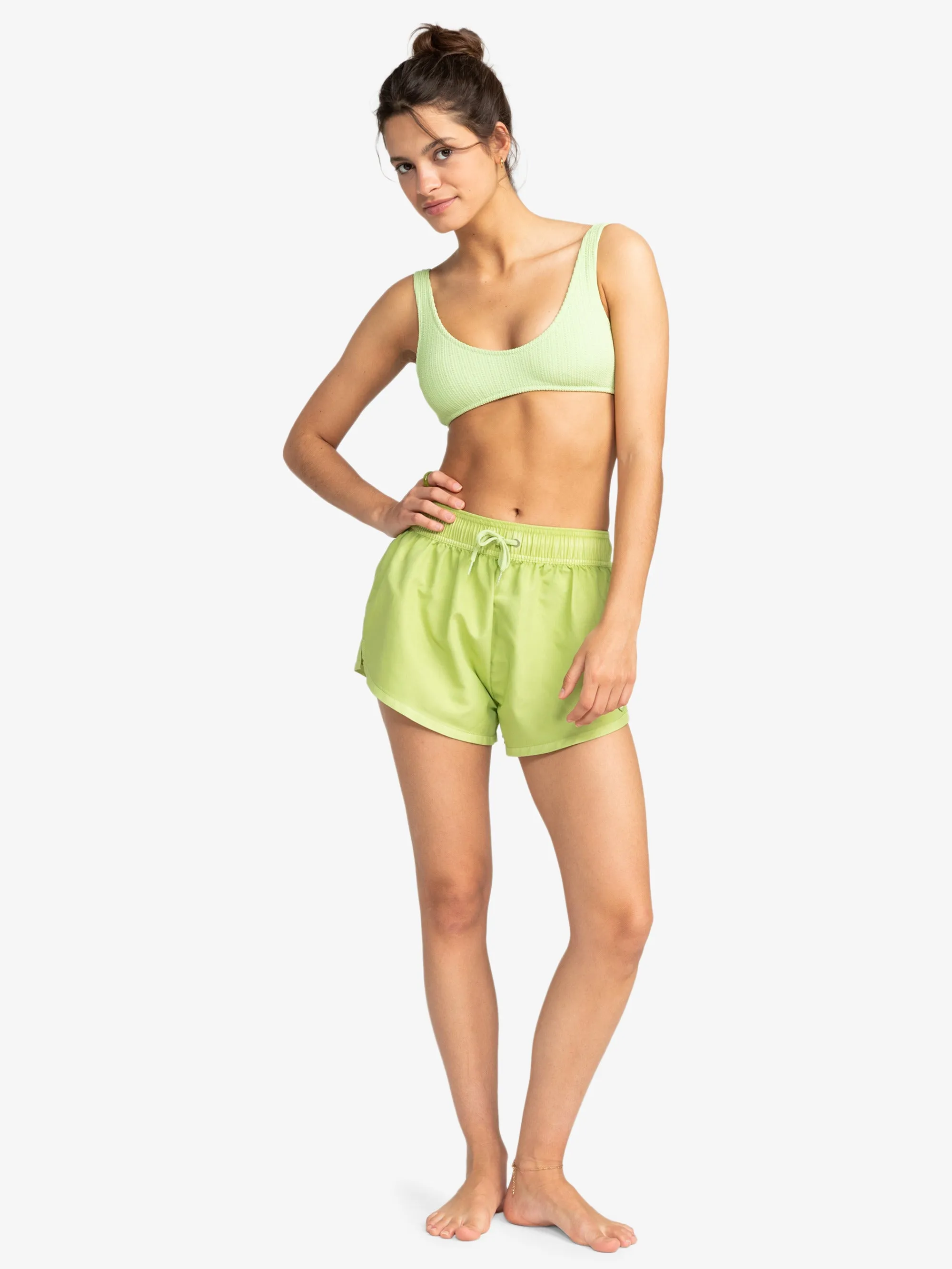 Womens No Bad Waves Board Shorts 2"