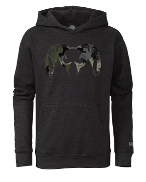 Youth Camo Big Ram Hoodie | Verde